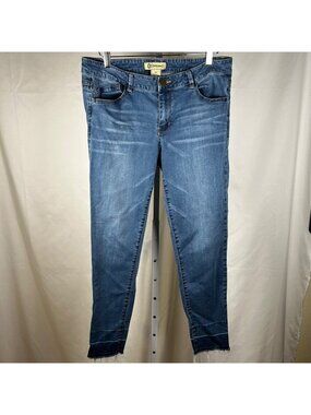 Democracy Size 12 Freedom Ankle Skimmer Jeans Denim Blue Casual